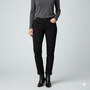 Ashley Classics Black Stretch Skinny Denim Pants 1X